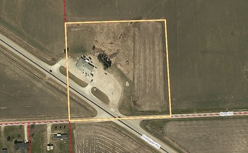 10980 Dunnigan Rd, Emmett, MI - aerial  map view