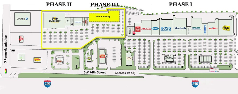 1401 SW 74th St, Oklahoma City, OK for lease - Site Plan - Image 1 of 2