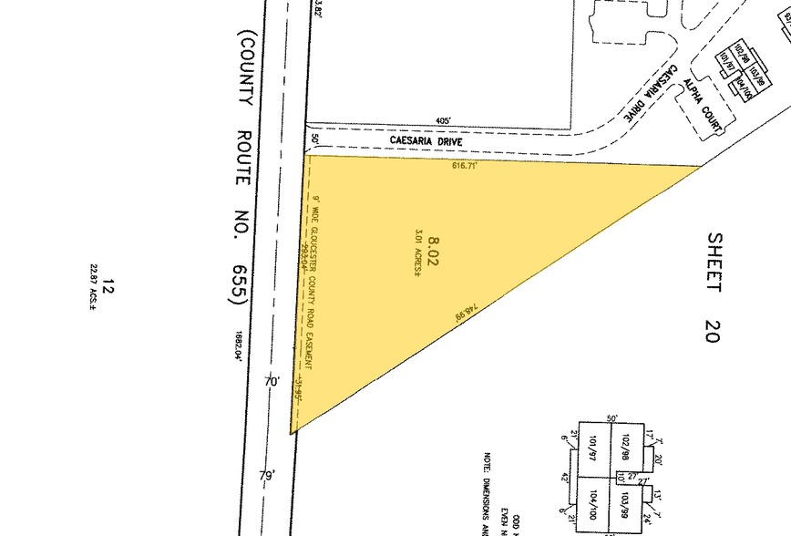 196 Fries Mill Rd, Blackwood, NJ for sale - Plat Map - Image 2 of 12