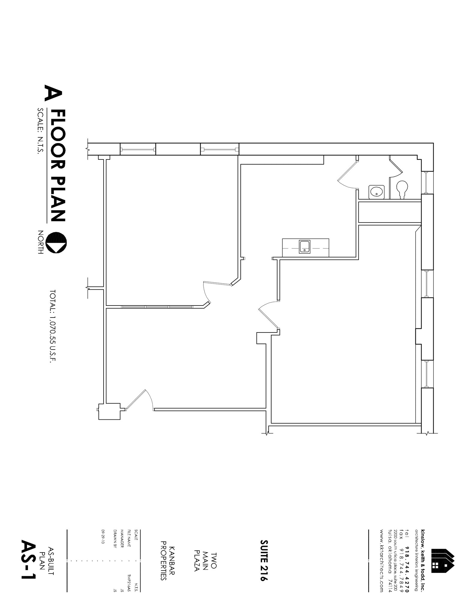 610-616 S Main St, Tulsa, OK for lease Site Plan- Image 1 of 1