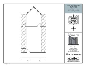 1000-4000 Town Center, Southfield, MI for lease Floor Plan- Image 1 of 2