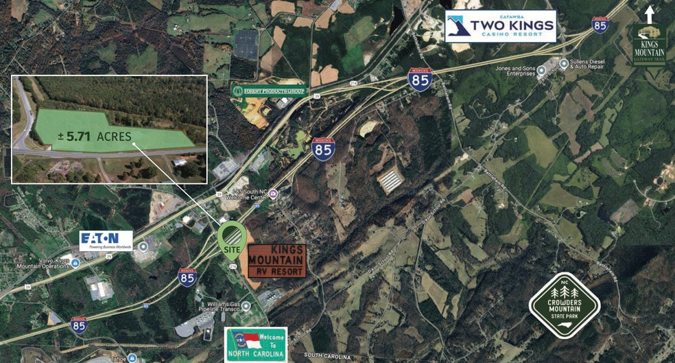 205-213 205-213 Battleground rd, Kings Mountain, NC for sale - Building Photo - Image 2 of 2