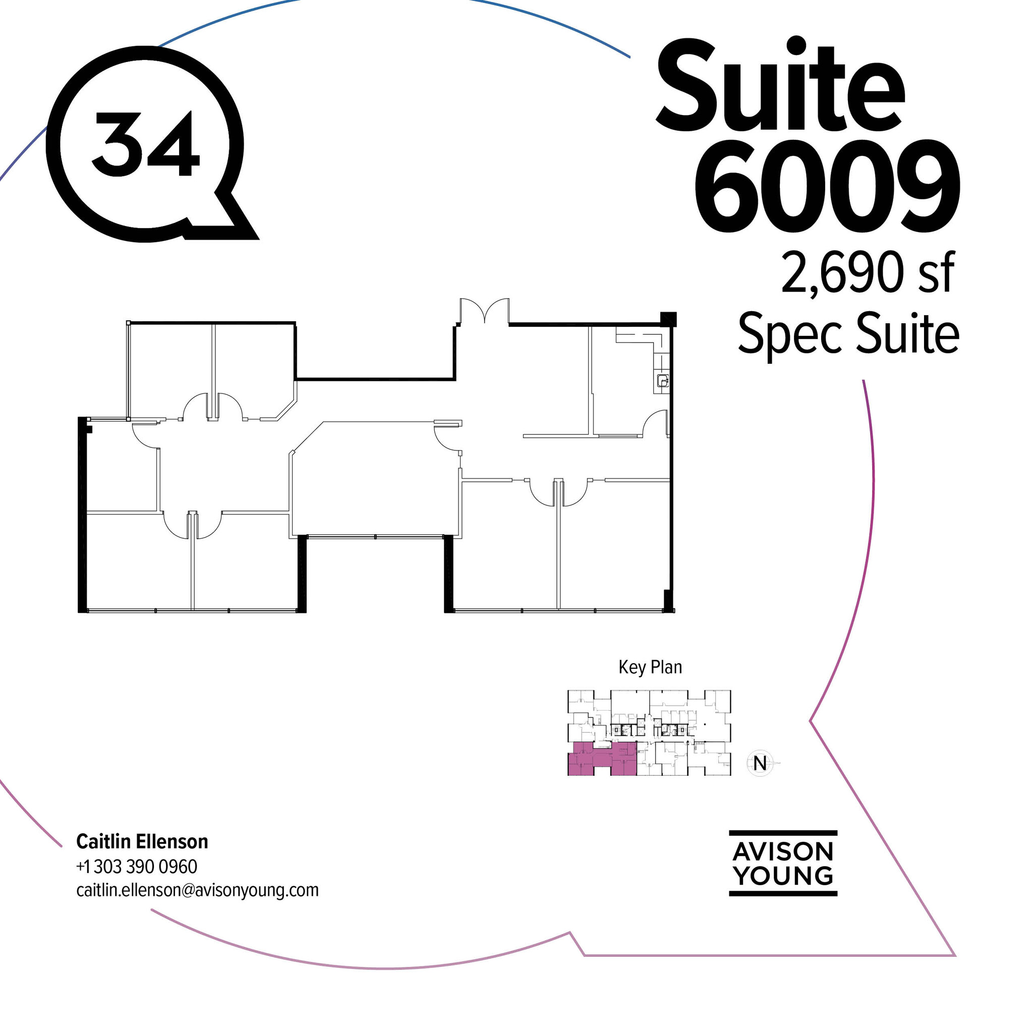 3401 Quebec St, Denver, CO for lease Floor Plan- Image 1 of 5