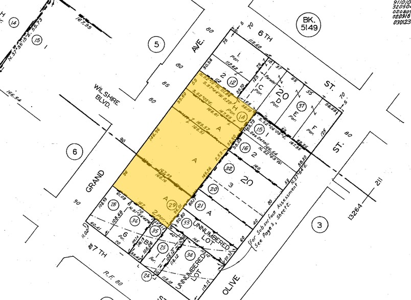 624 S Grand Ave, Los Angeles, CA for lease - Plat Map - Image 2 of 5