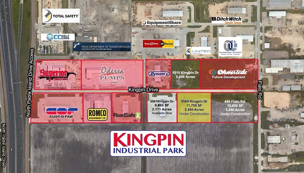 5509 Kingpin Dr, Corpus Christi, TX for lease - Building Photo - Image 2 of 6