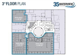 35 Waterview Blvd, Parsippany, NJ for lease Floor Plan- Image 1 of 2