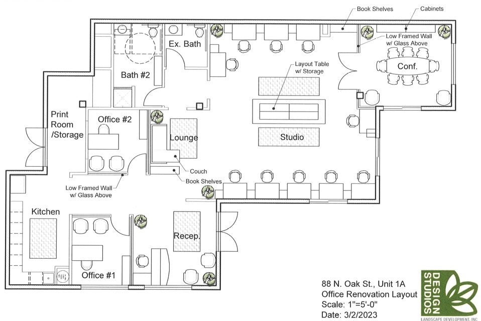 88 N Oak St, Ventura, CA 93001 - Unit 1A - - Floor Plan - Image 1 of 1