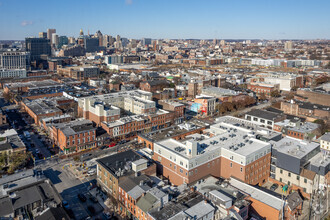 600-604 S Broadway, Baltimore, MD - aerial  map view