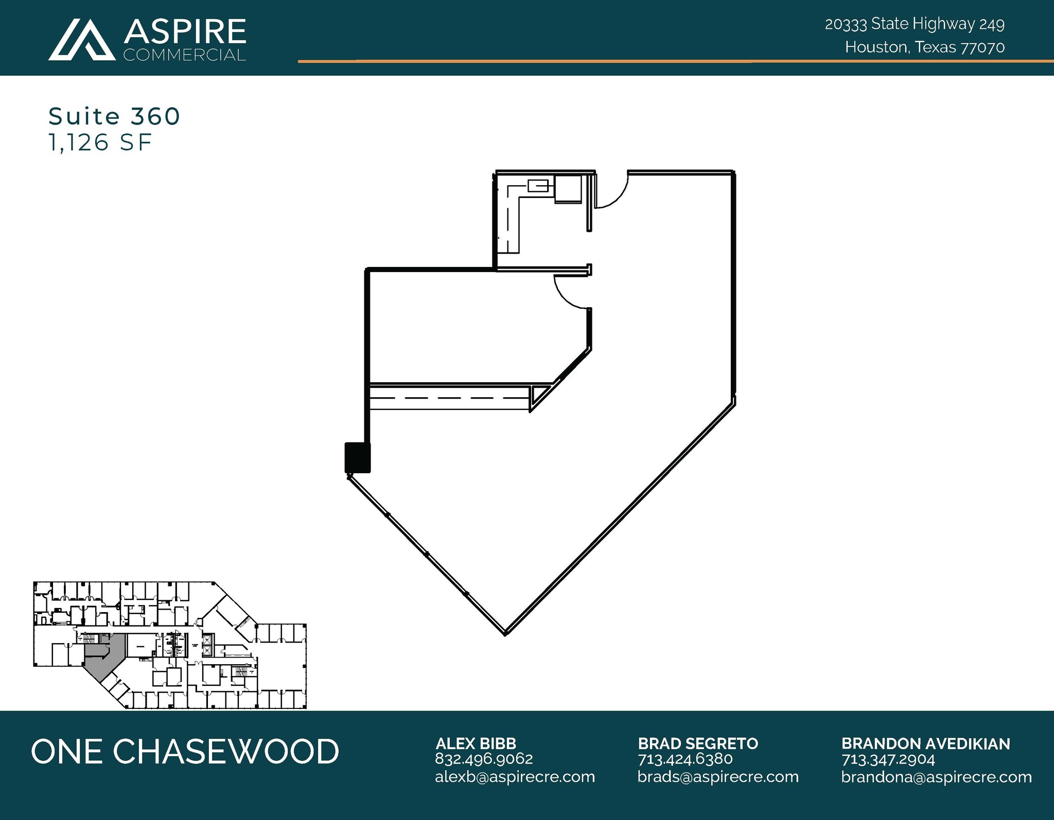 20333 State Highway 249, Houston, TX for lease Floor Plan- Image 1 of 2