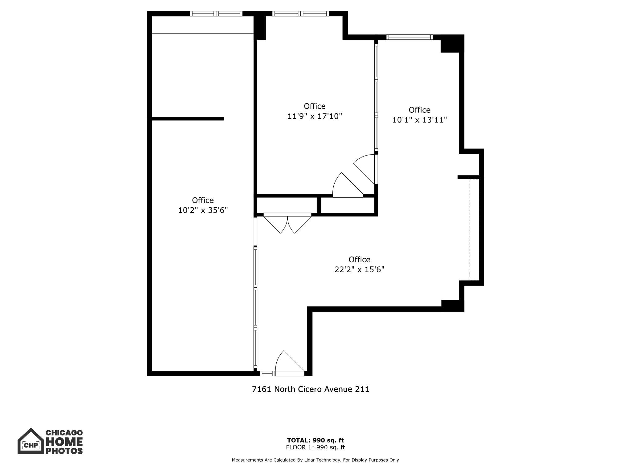 7161 N Cicero Ave, Lincolnwood, IL for lease Floor Plan- Image 1 of 1