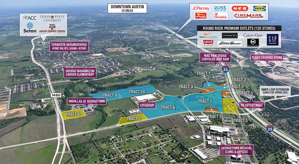 SE Corner Of I-35 & SE Inner Loop, Georgetown, TX for sale - Building Photo - Image 2 of 13