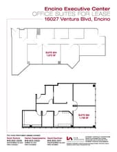 16027 Ventura Blvd, Encino, CA for lease Floor Plan- Image 1 of 1