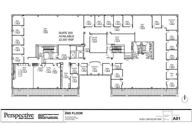 11551 Ash St, Leawood, KS for lease Floor Plan- Image 1 of 2