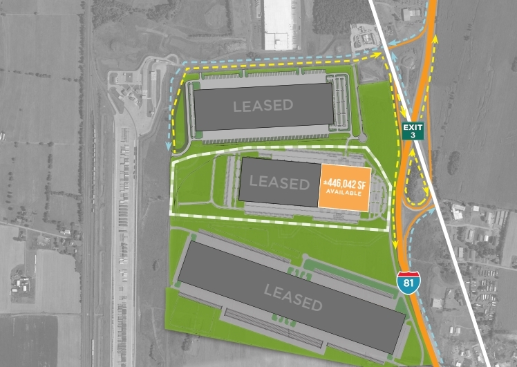 1760 Intermodal Ave, Greencastle, PA for lease - Site Plan - Image 2 of 2