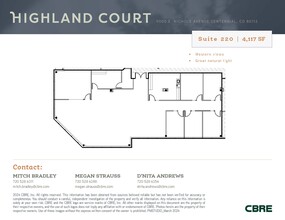 9000 E Nichols Ave, Centennial, CO for lease Floor Plan- Image 1 of 1