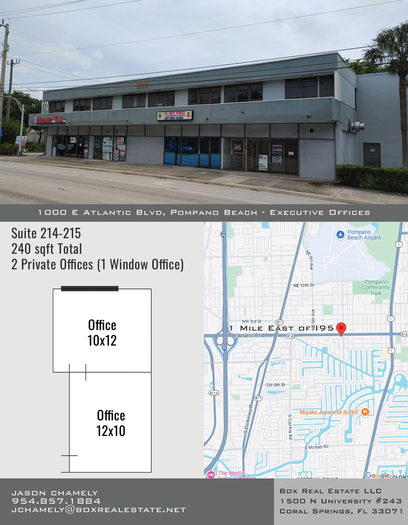 1000 E Atlantic Blvd, Pompano Beach, FL for lease Building Photo- Image 1 of 1