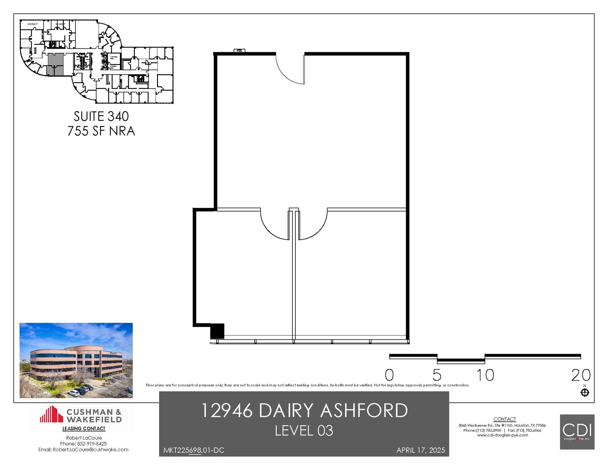 12946 Dairy Ashford Rd, Sugar Land, TX for lease Floor Plan- Image 1 of 1