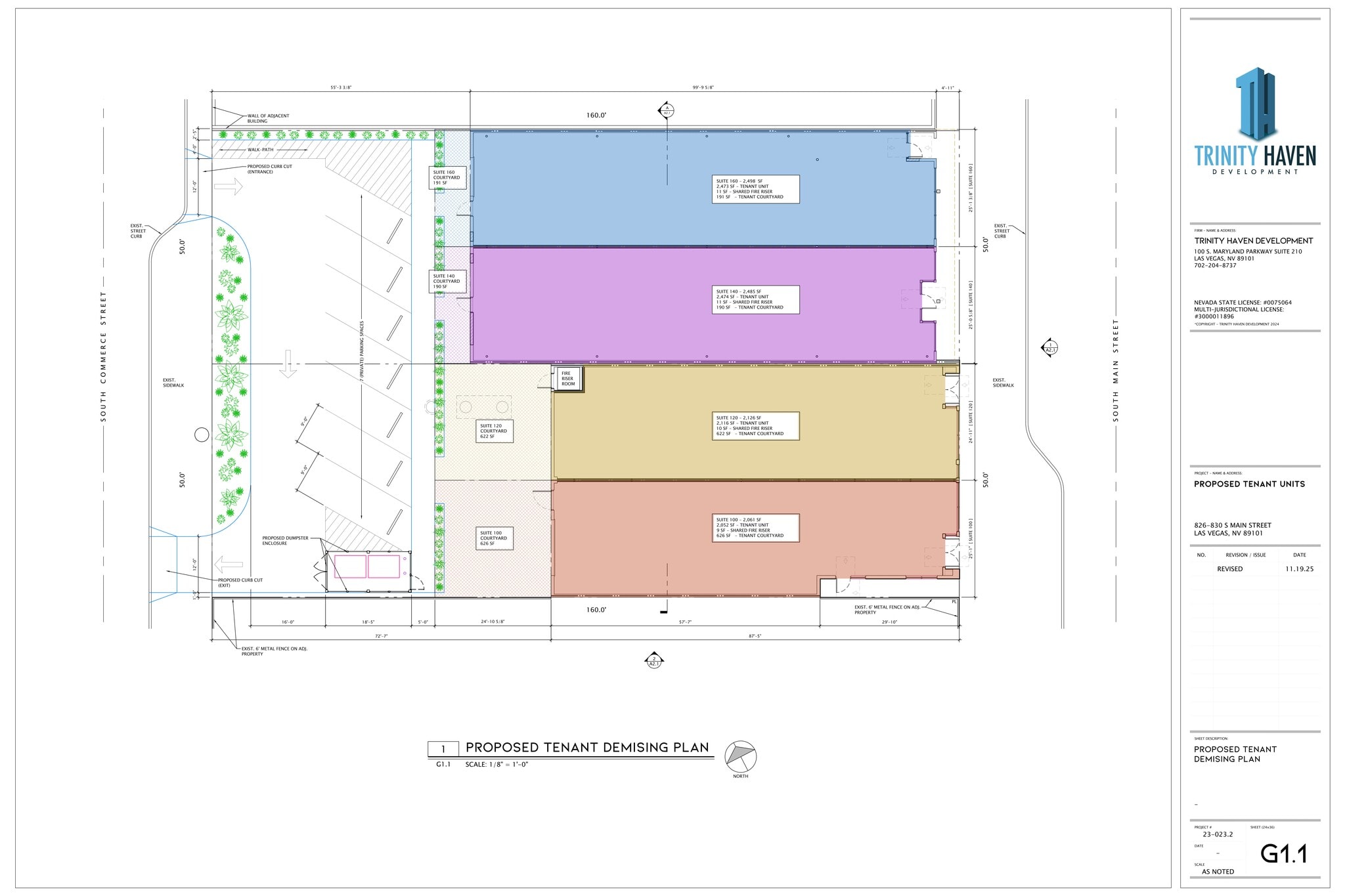 826-830 S Main St, Las Vegas, NV for lease Site Plan- Image 1 of 3