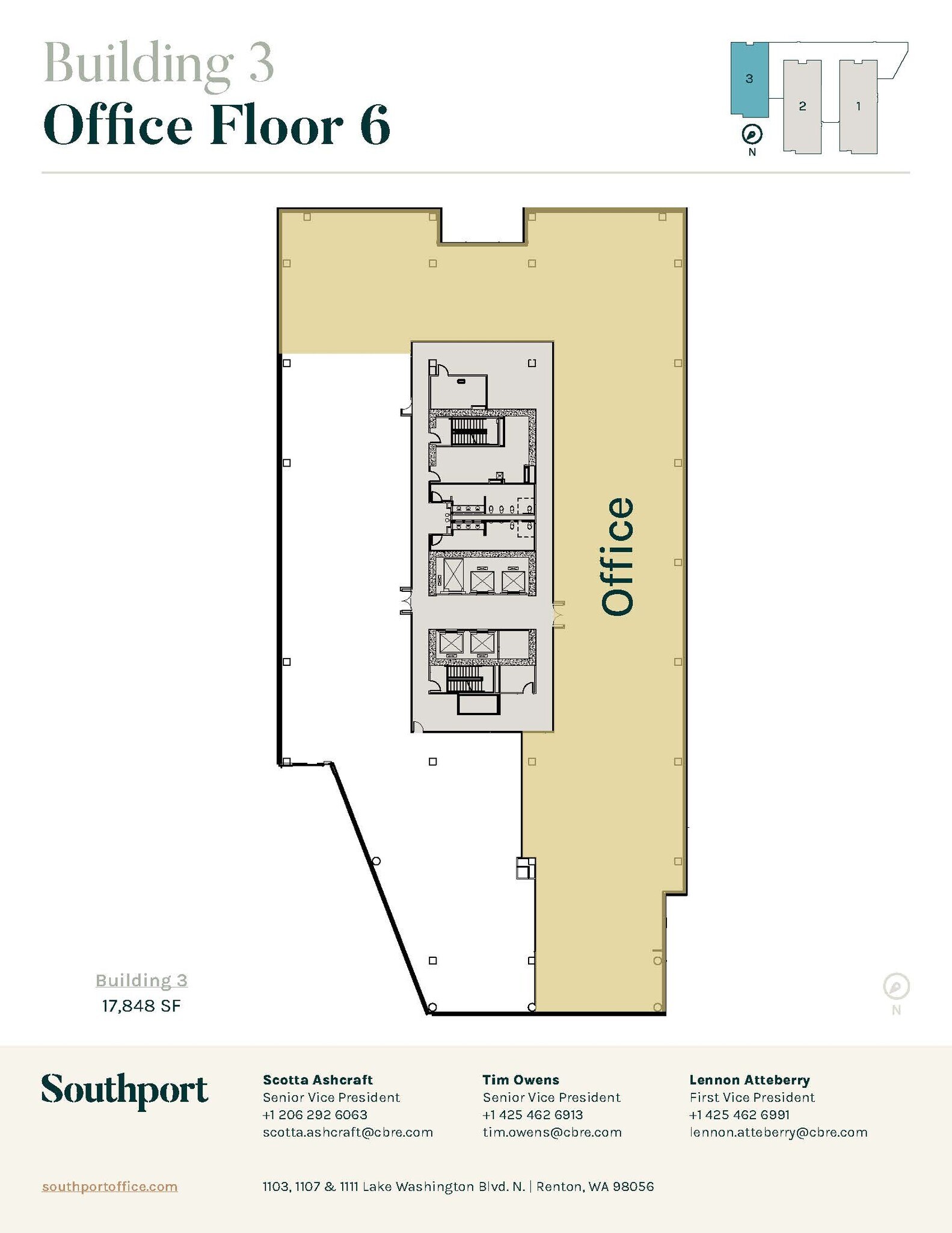 1101 Lake Washington Blvd N, Renton, WA for lease Floor Plan- Image 1 of 1