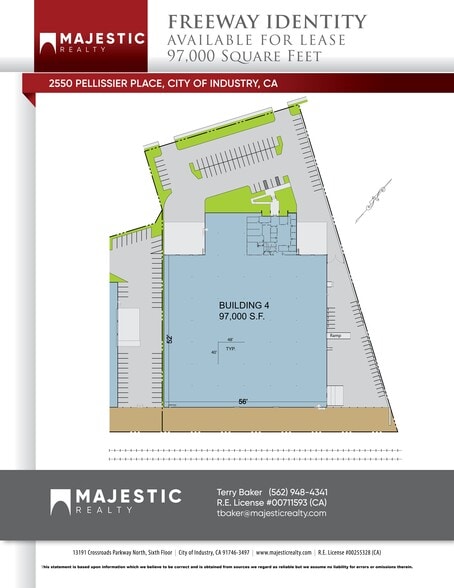 2550 Pellissier Pl, City Of Industry, CA for lease - Site Plan - Image 1 of 6