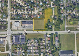 River Rd & W Jefferson St, Shorewood, IL - aerial  map view - Image1