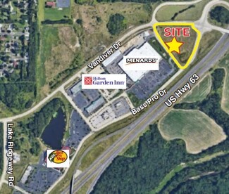 More details for SWC of Hwy 63 Vandiver & Bass Pro, Columbia, MO - Land for Lease