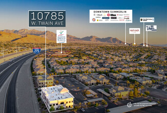 10785 W Twain Ave, Las Vegas, NV - AERIAL  map view