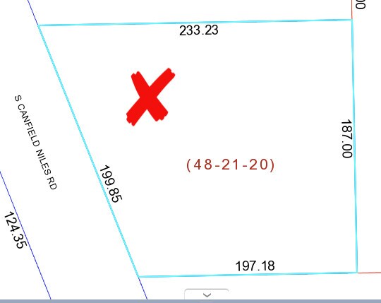 S Canfield Niles Rd, Austintown, OH for sale - Plat Map - Image 2 of 2