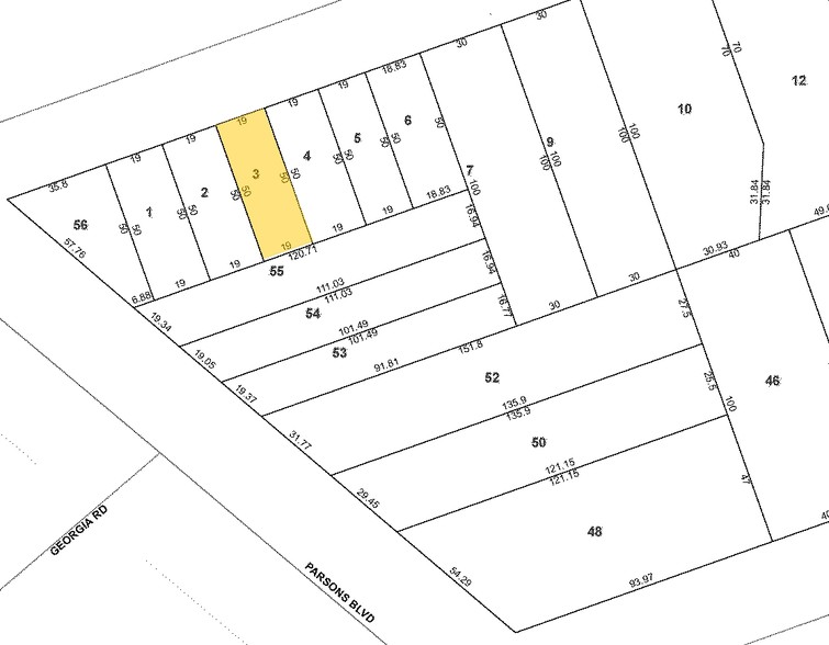 14712 45th Ave, Flushing, NY for sale - Plat Map - Image 1 of 1