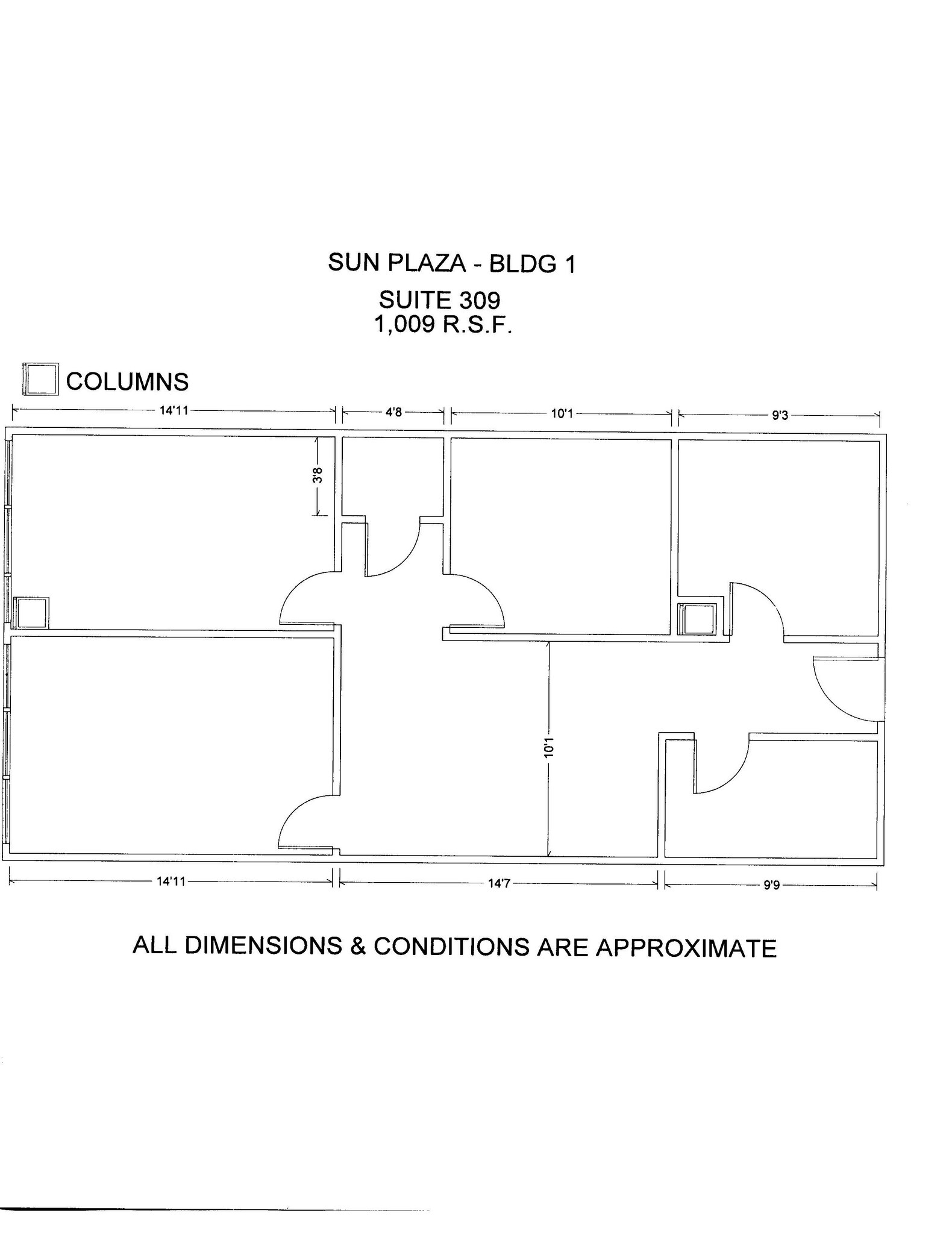 3353-3397 W Vine St, Kissimmee, FL for lease Floor Plan- Image 1 of 1