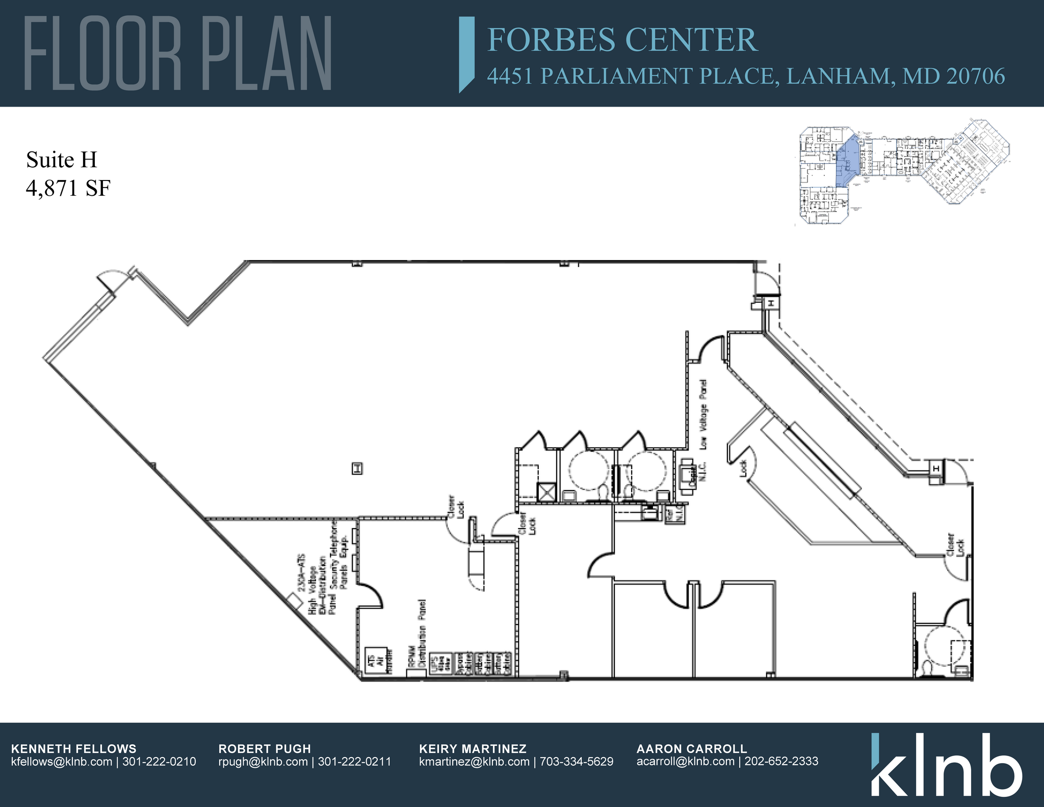 4451 Parliament Pl, Lanham, MD for lease Floor Plan- Image 1 of 1