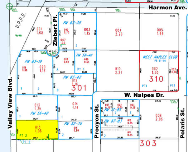 4640 S Valley View Blvd, Las Vegas, NV for lease - Plat Map - Image 2 of 6