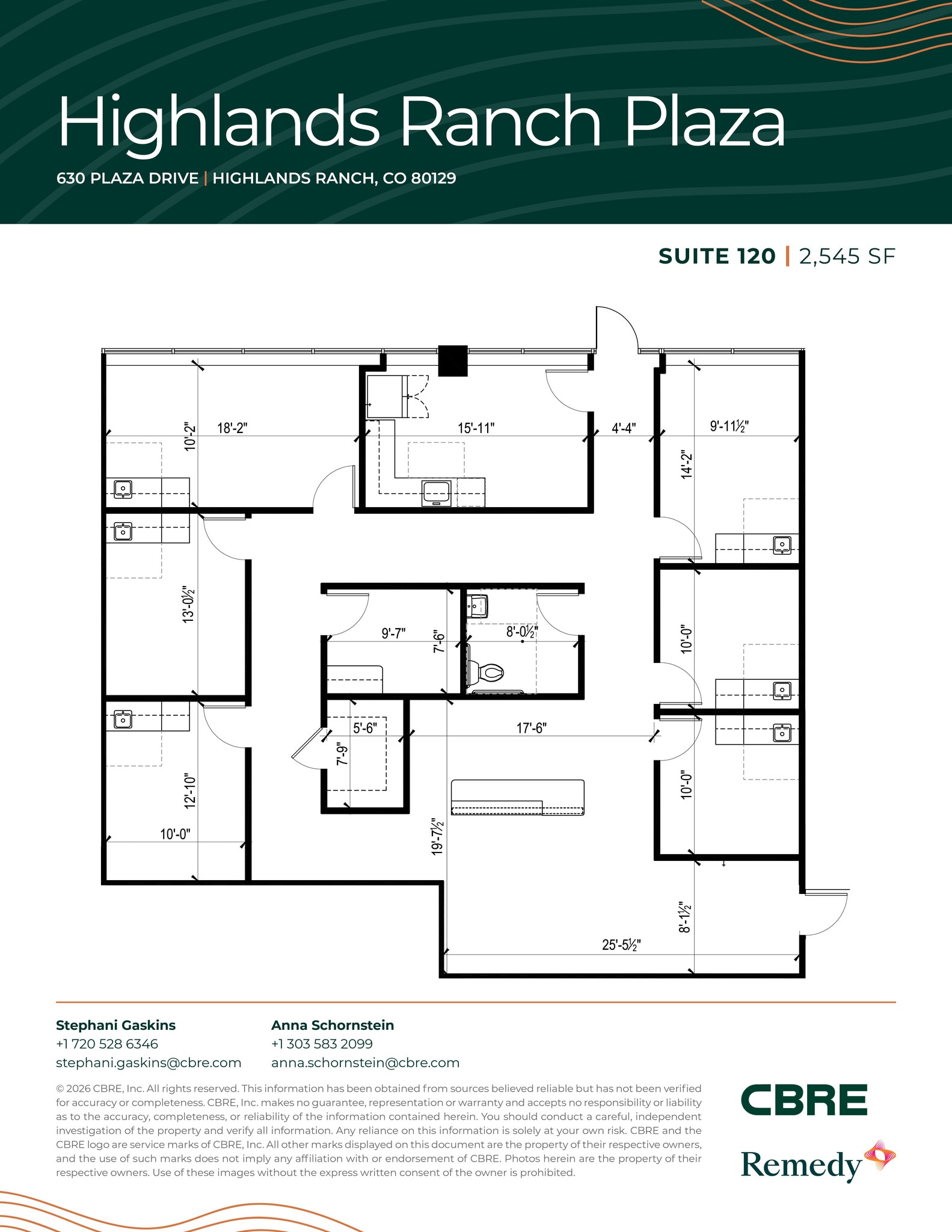 630 Plaza Dr, Highlands Ranch, CO for lease Floor Plan- Image 1 of 12