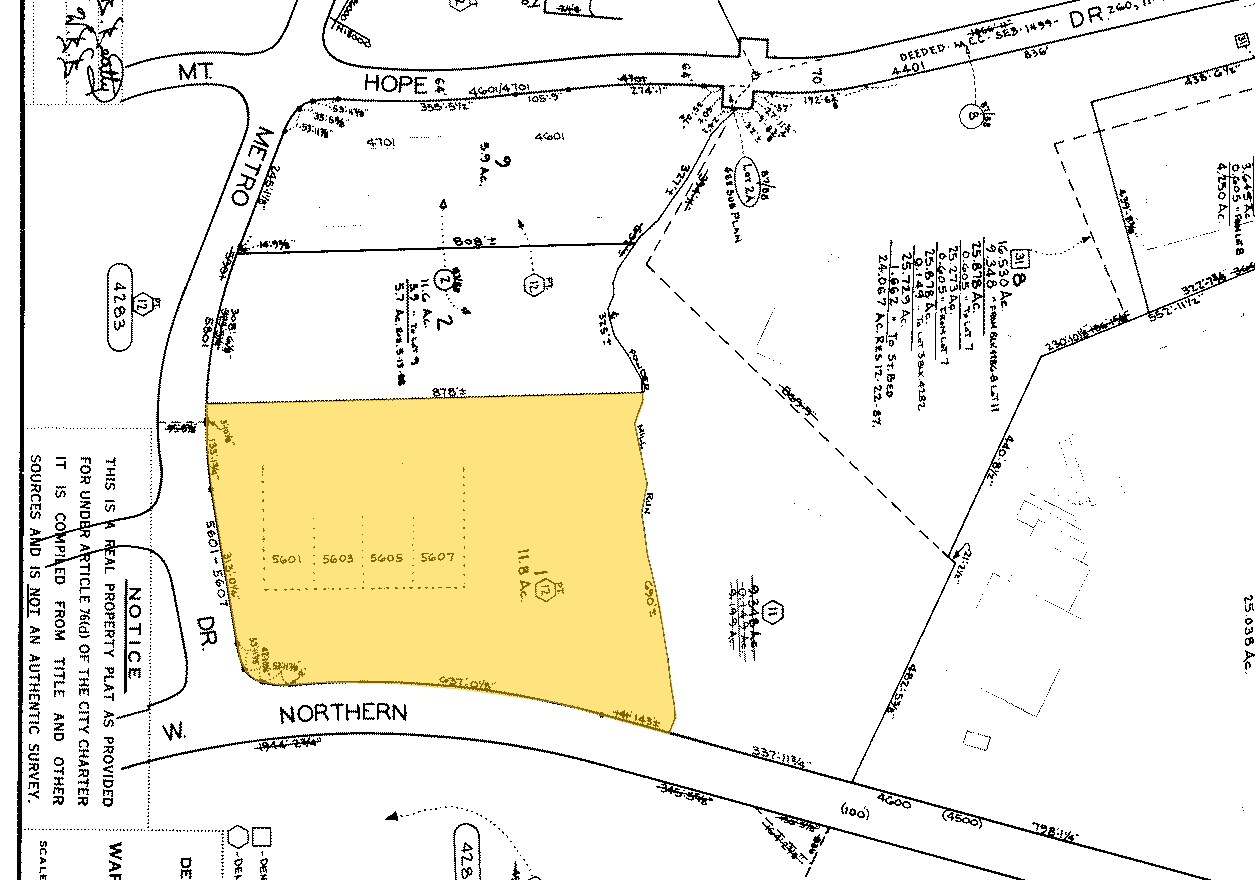 5601-5607 Metro Dr, Baltimore, MD for sale Plat Map- Image 1 of 1