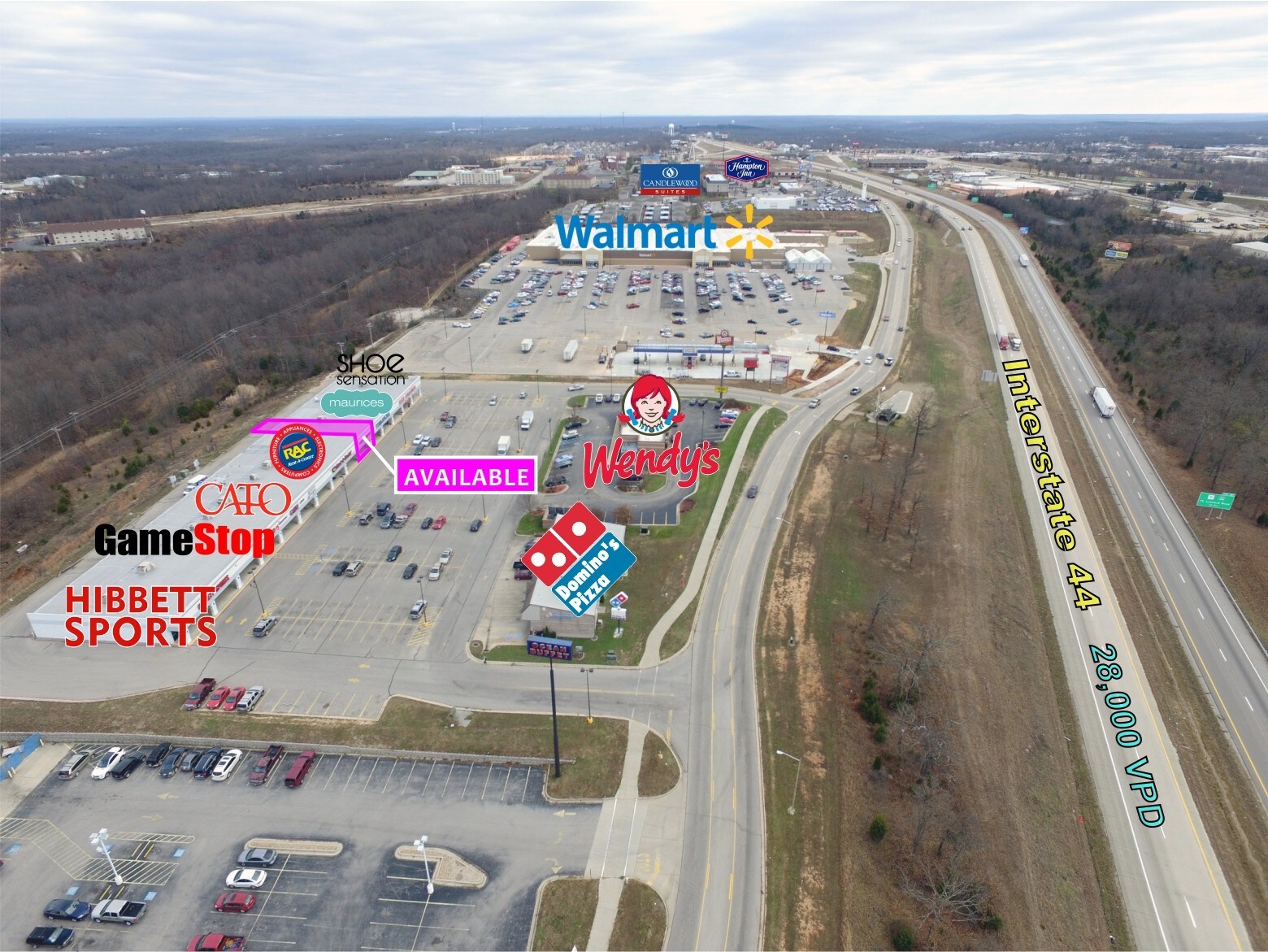 215 Saint Robert Blvd, Saint Robert, MO 65584 Walmart Shadow Anchored