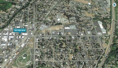 750 E Main St, Cottage Grove, OR - AERIAL  map view - Image1