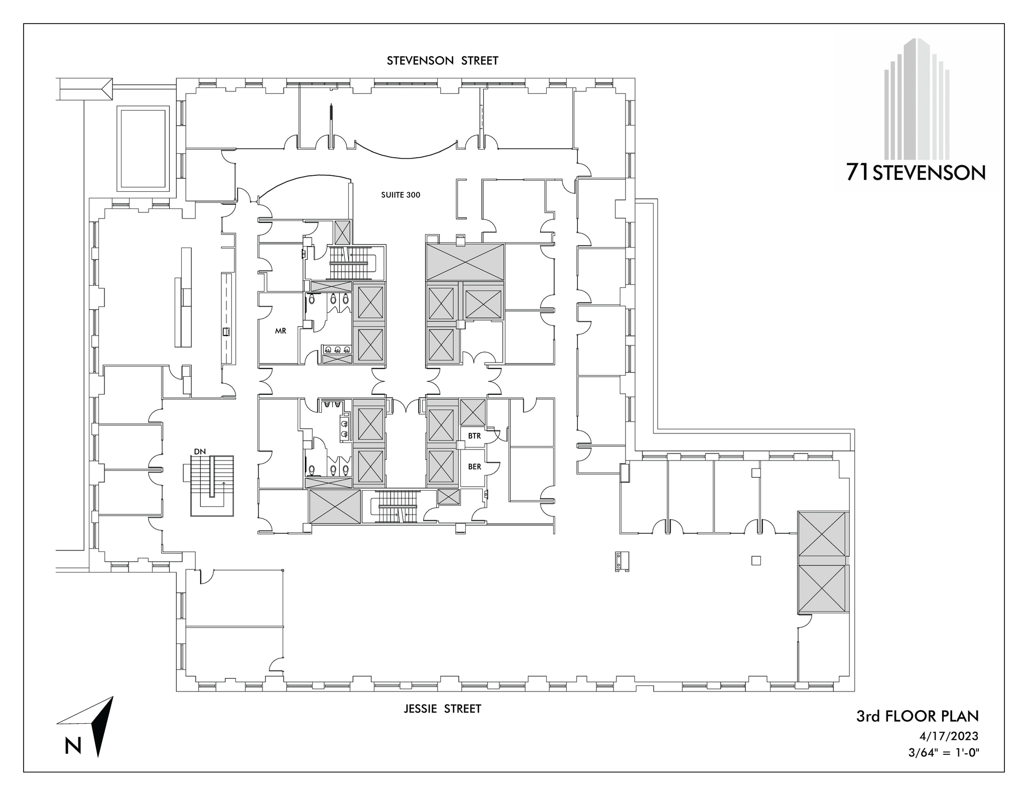 71 Stevenson St, San Francisco, CA for lease Floor Plan- Image 1 of 1