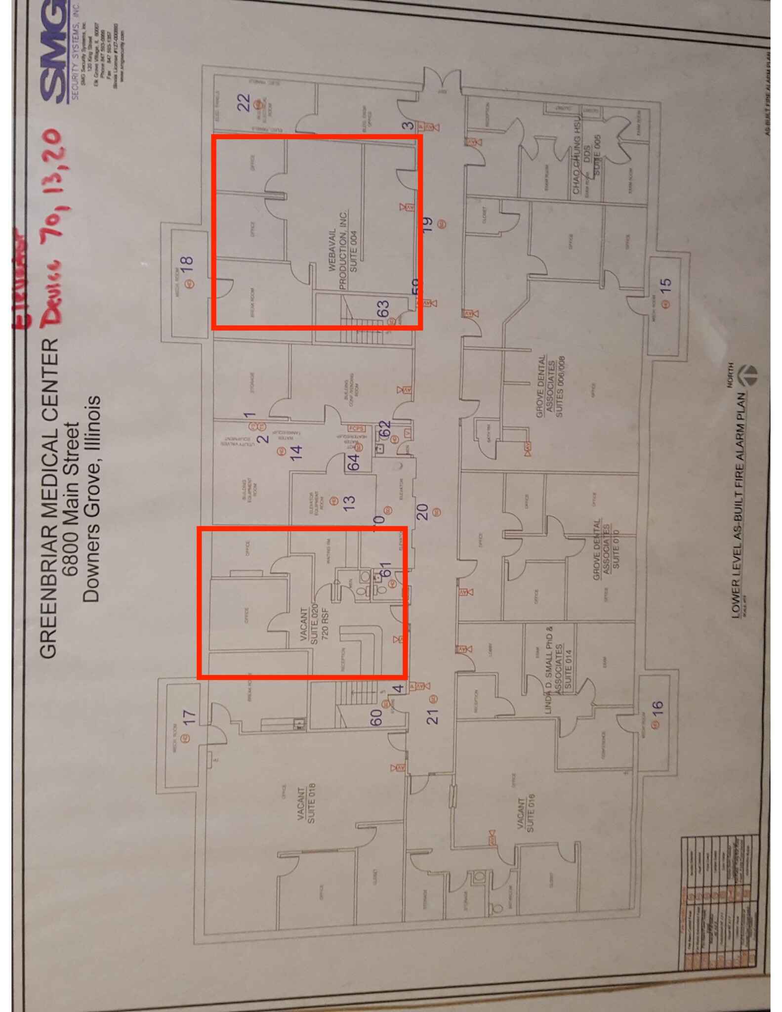 6800 Main St, Downers Grove, IL for lease Site Plan- Image 1 of 2