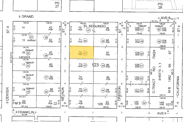 228 Nevada St, El Segundo, CA for lease - Plat Map - Image 2 of 8