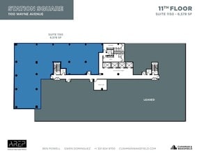 1100 Wayne Ave, Silver Spring, MD for lease Floor Plan- Image 1 of 1