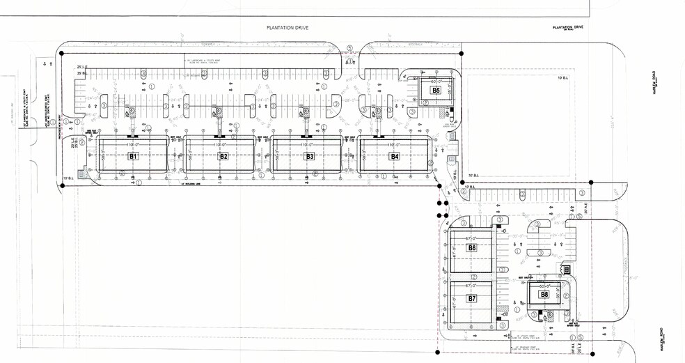 735 Plantation Dr. Dr, Richmond, TX for lease - Site Plan - Image 3 of 12