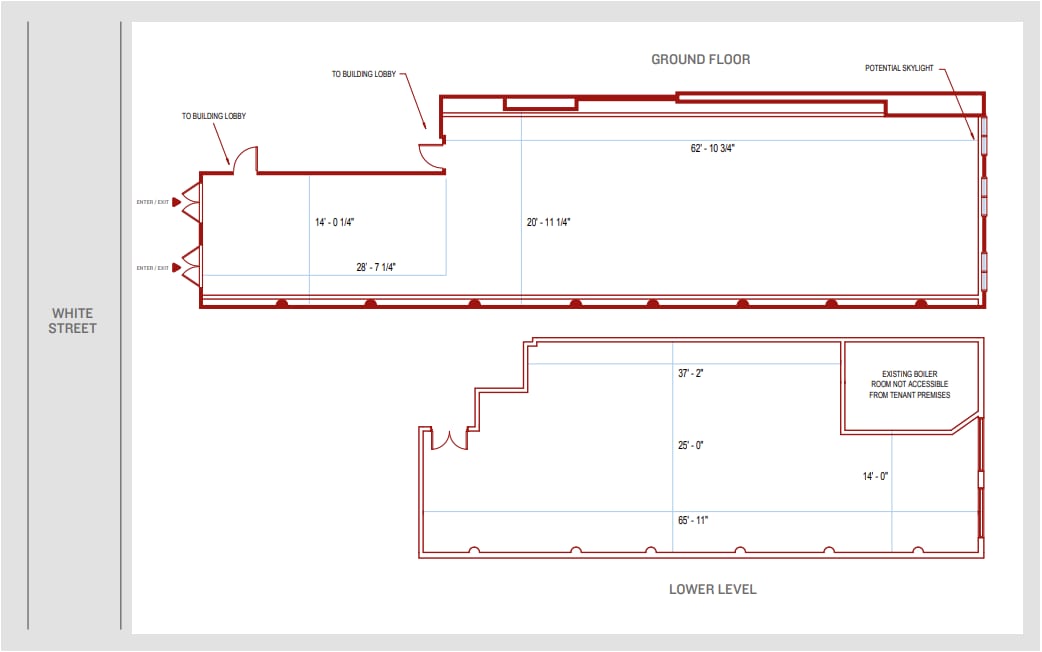 13-19 White St, New York, NY for lease Floor Plan- Image 1 of 1