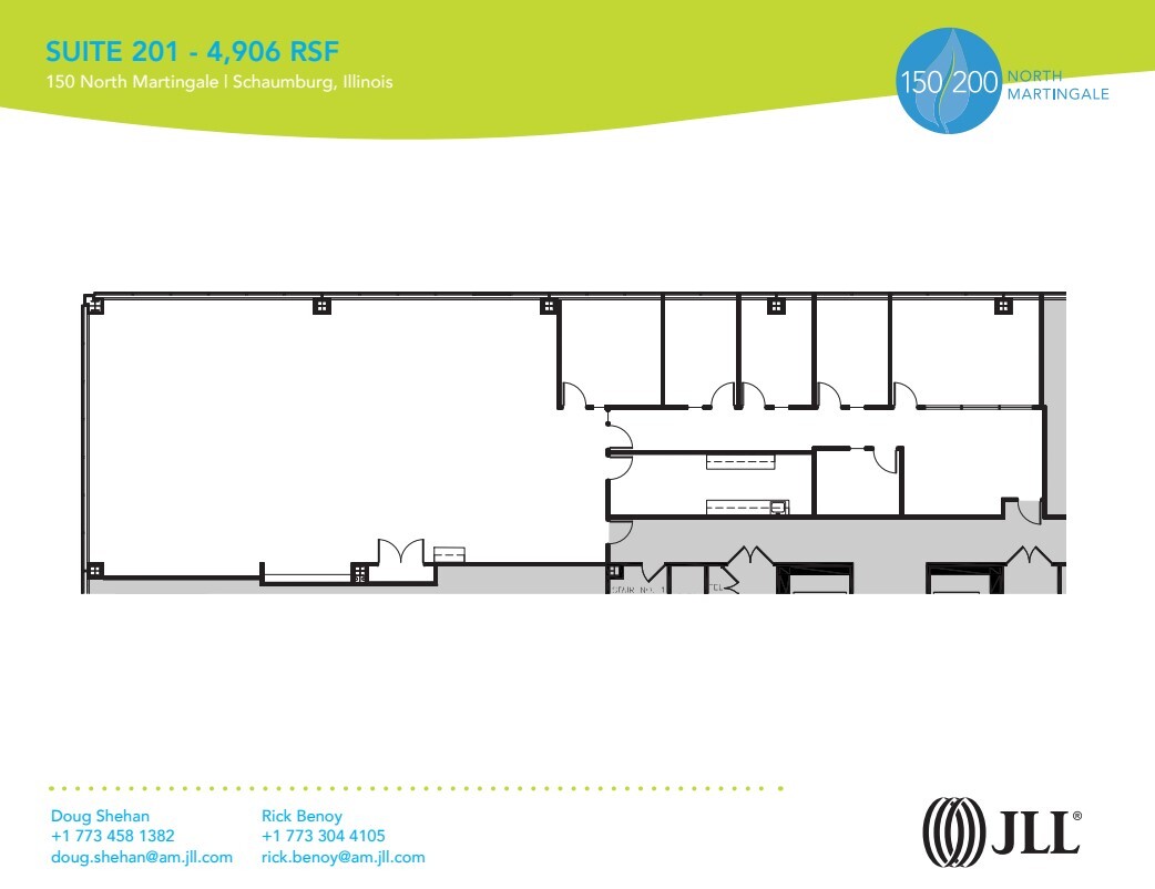 150 N Martingale Rd, Schaumburg, IL for lease Floor Plan- Image 1 of 1