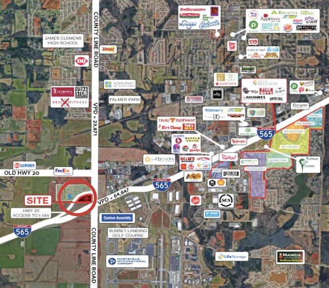 Highway 20 & County Line Rd., Madison, AL for sale - Building Photo - Image 3 of 3