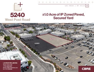 More details for 5240 W Post Rd, Las Vegas, NV - Land for Lease