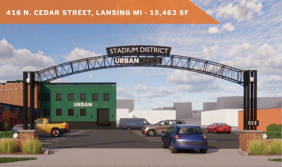 416 N Cedar St, Lansing, MI for lease - Building Photo - Image 1 of 4