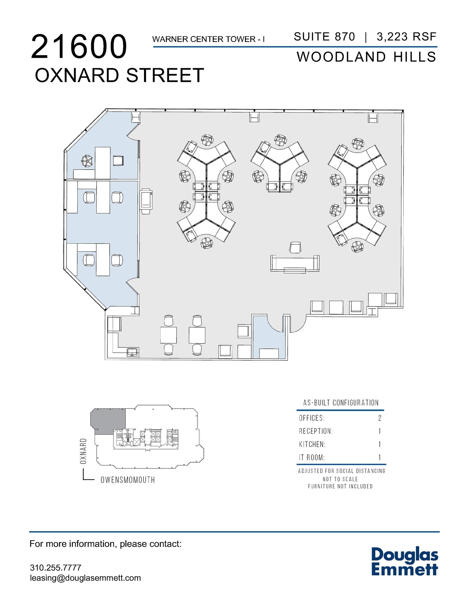 21600 Oxnard St, Woodland Hills, CA for lease Floor Plan- Image 1 of 1