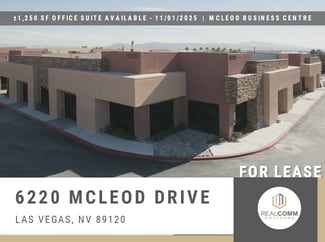 More details for 6220 McLeod Dr, Las Vegas, NV - Office for Lease