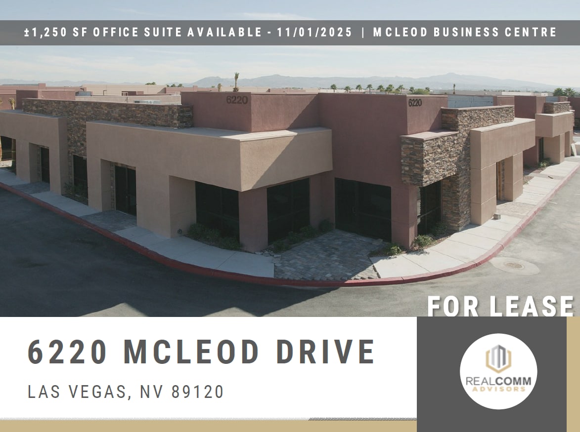 6220 McLeod Dr, Las Vegas, NV for lease Building Photo- Image 1 of 9