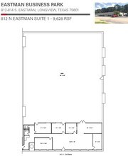 812 S Eastman Rd, Longview, TX for lease Floor Plan- Image 1 of 2